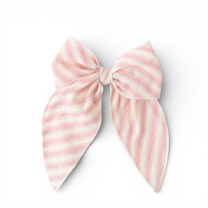 Peony Stripe - Darling Hair Bow