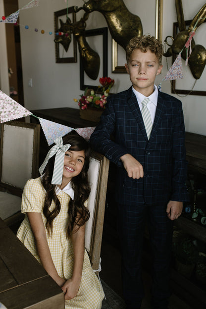 Pistachio Stripe - Boys Tie