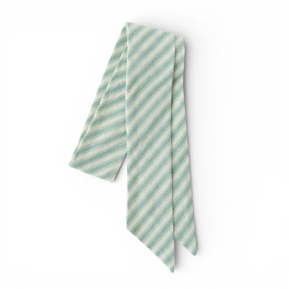 Pistachio Stripe - Hair Sash