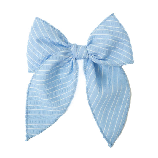 Pond Stripe Darling Hair Bow
