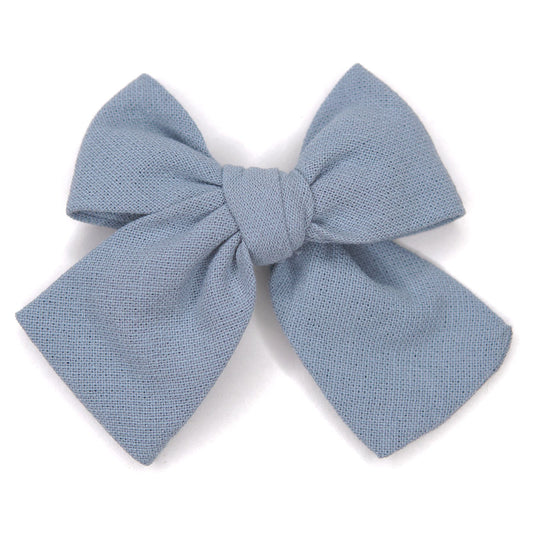 Powder Blue Petite Hair Bow