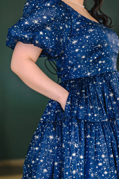 Princess Puff Dress in Starlight
