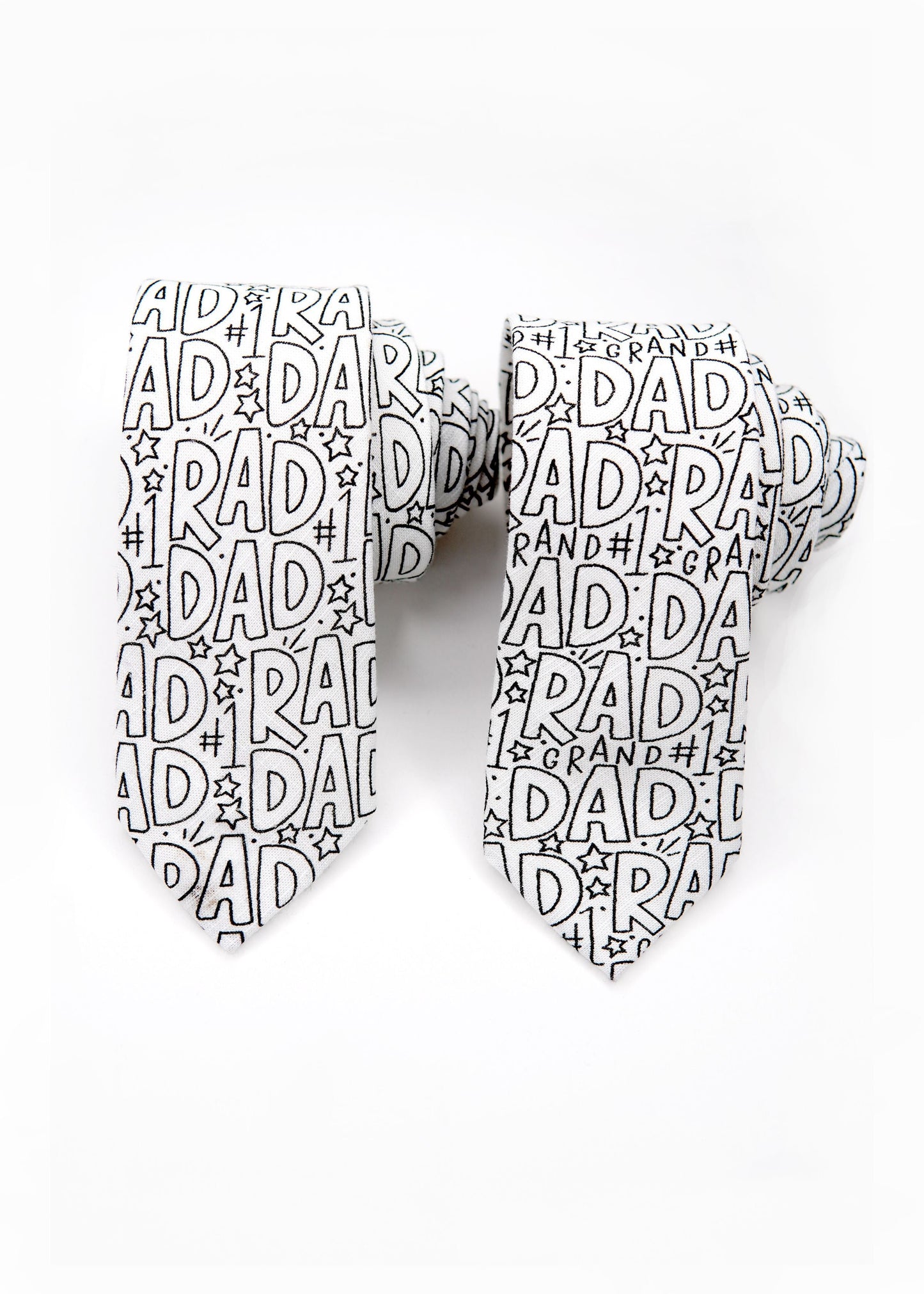 Rad GRAND Dad Coloring Tie - Tie only, no markers