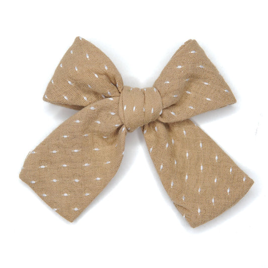 Rattan Petite Hair Bow