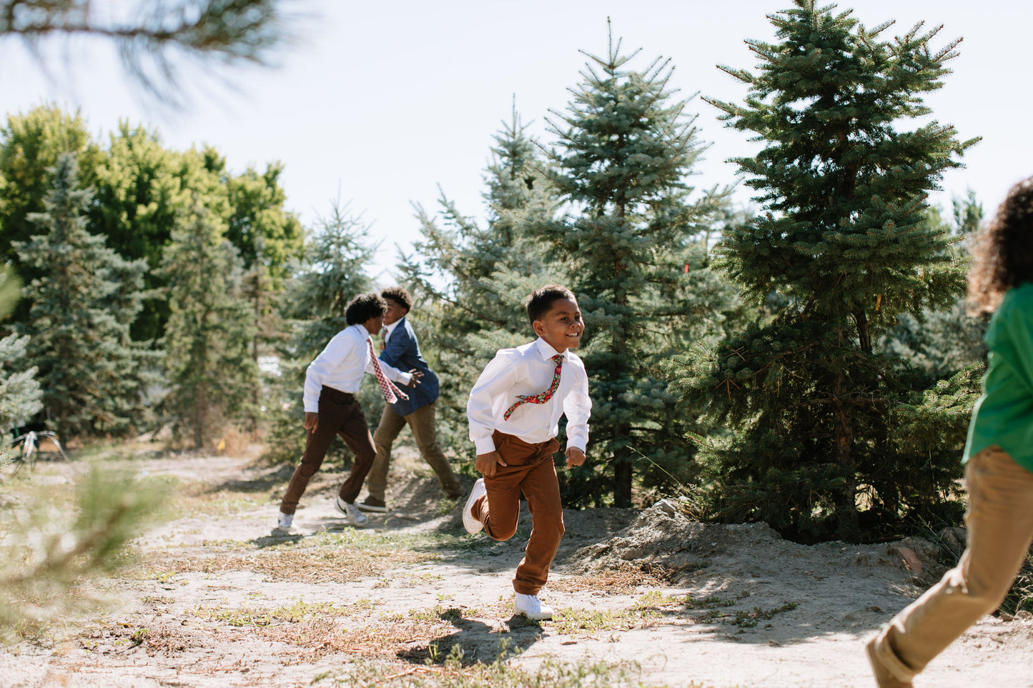 Jolly Floral Boys Tie