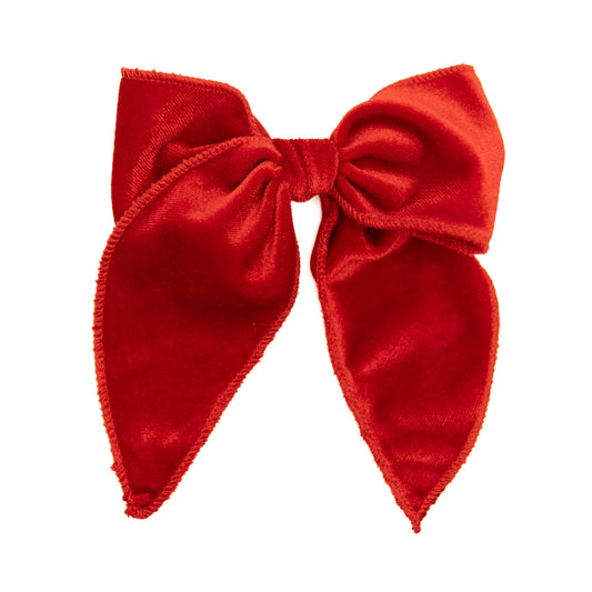 Red Velvet Darling Hair Bow