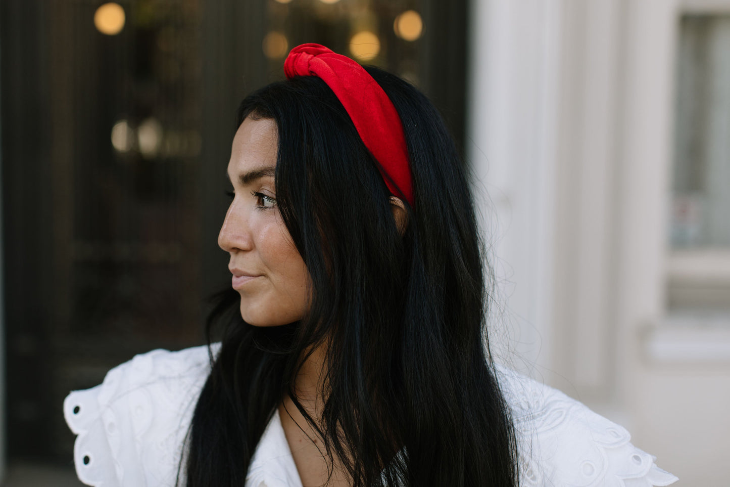 Red Velvet Women's Knotted Headband