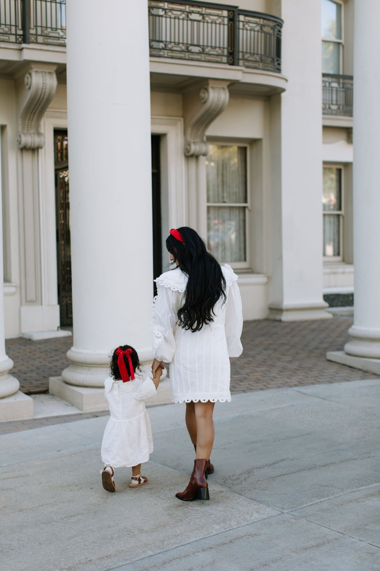 Red Velvet Lady Hair Bow