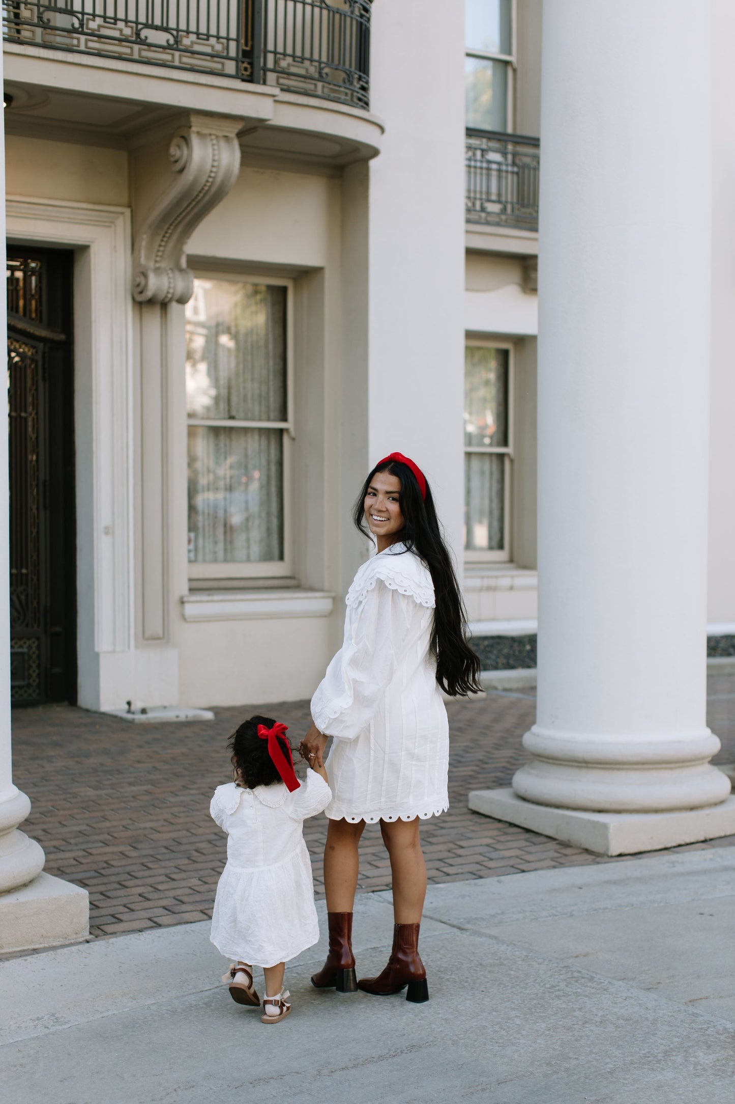 Red Velvet Lady Hair Bow