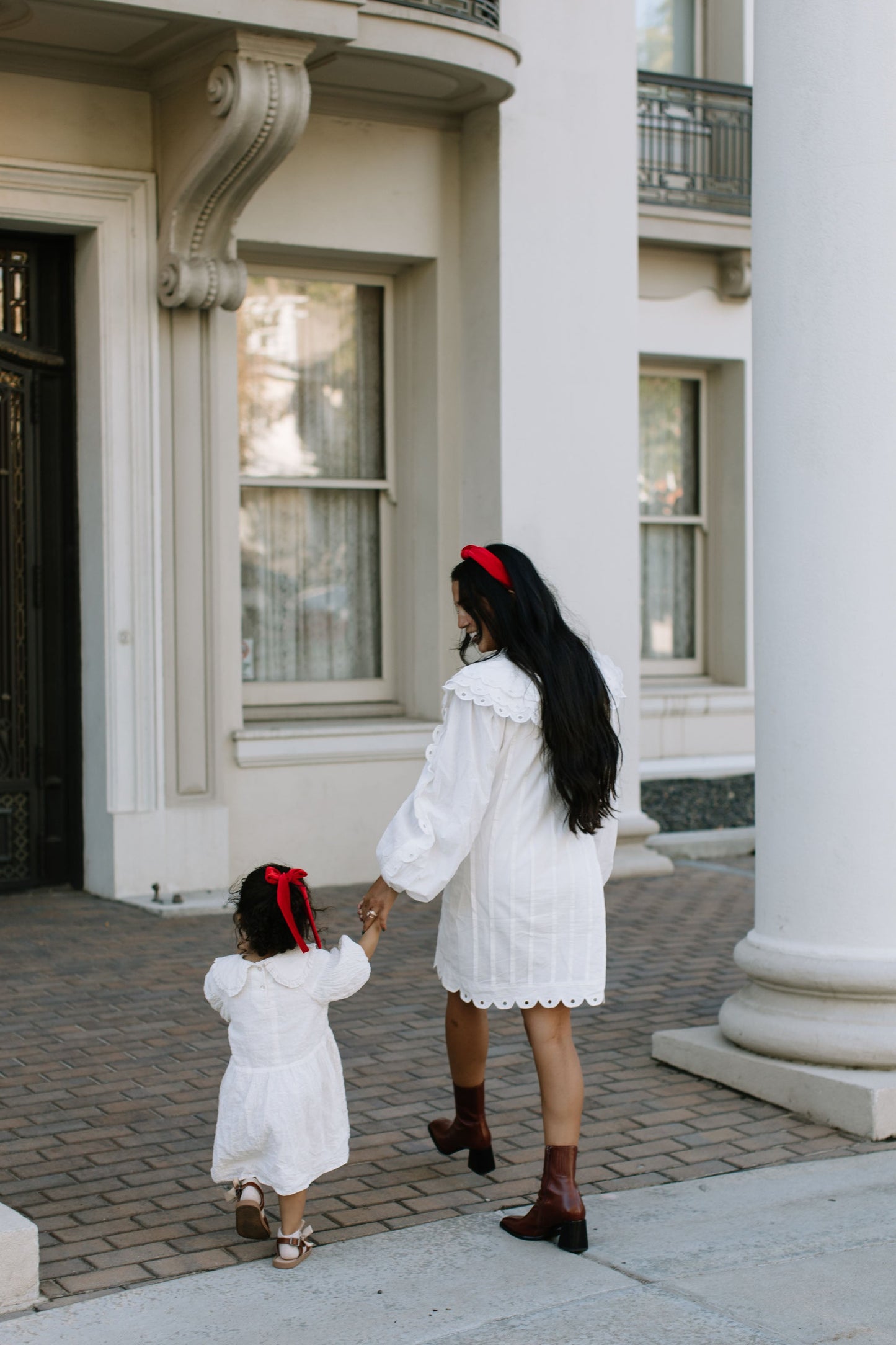 Red Velvet Lady Hair Bow