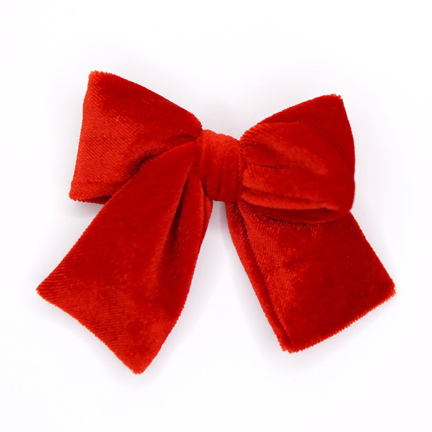 Red Velvet Petite Hair Bow