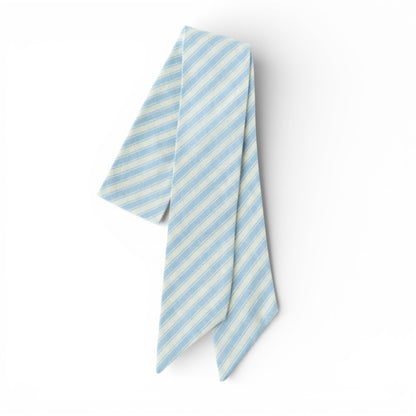 Robin Egg Stripe - Hair Sash