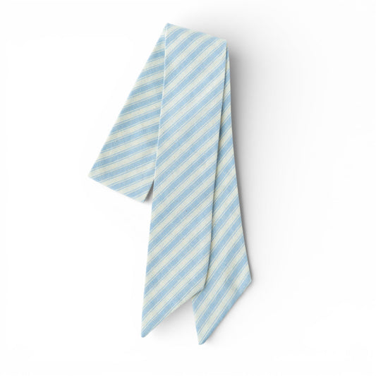 Robin Egg Stripe - Hair Sash