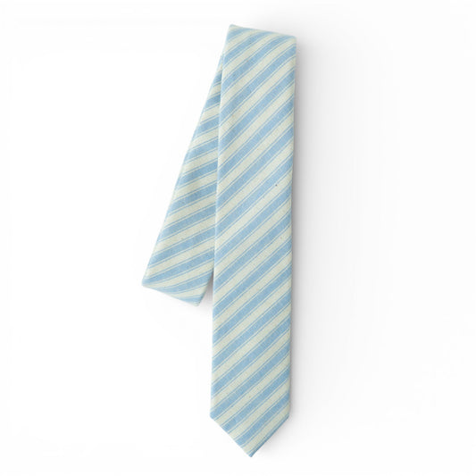 Robin Egg Stripe - Youth Tie