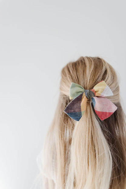 Rubik Cube Petite Hair Bow