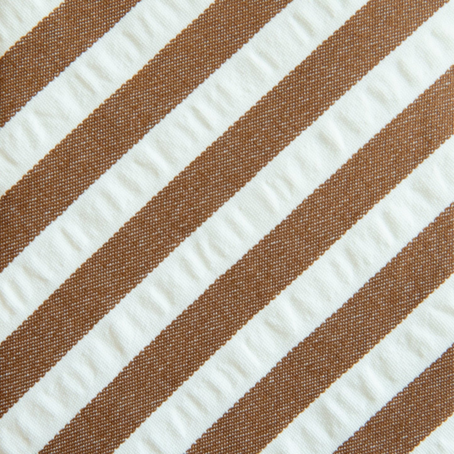 Russet Stripe Petite Hair Bow