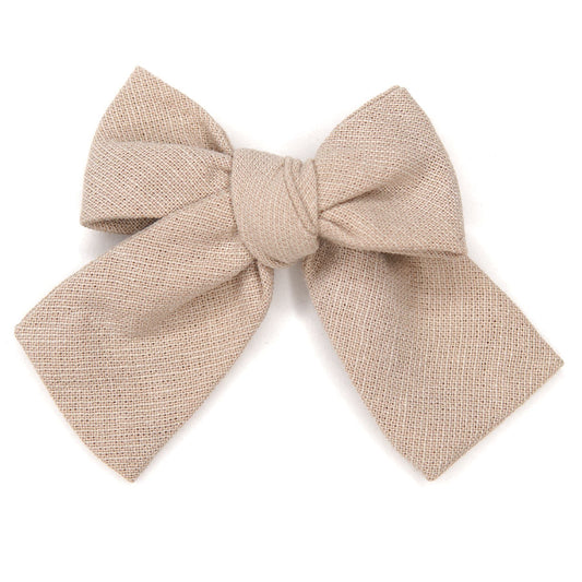 Champagne Petite Hair Bow