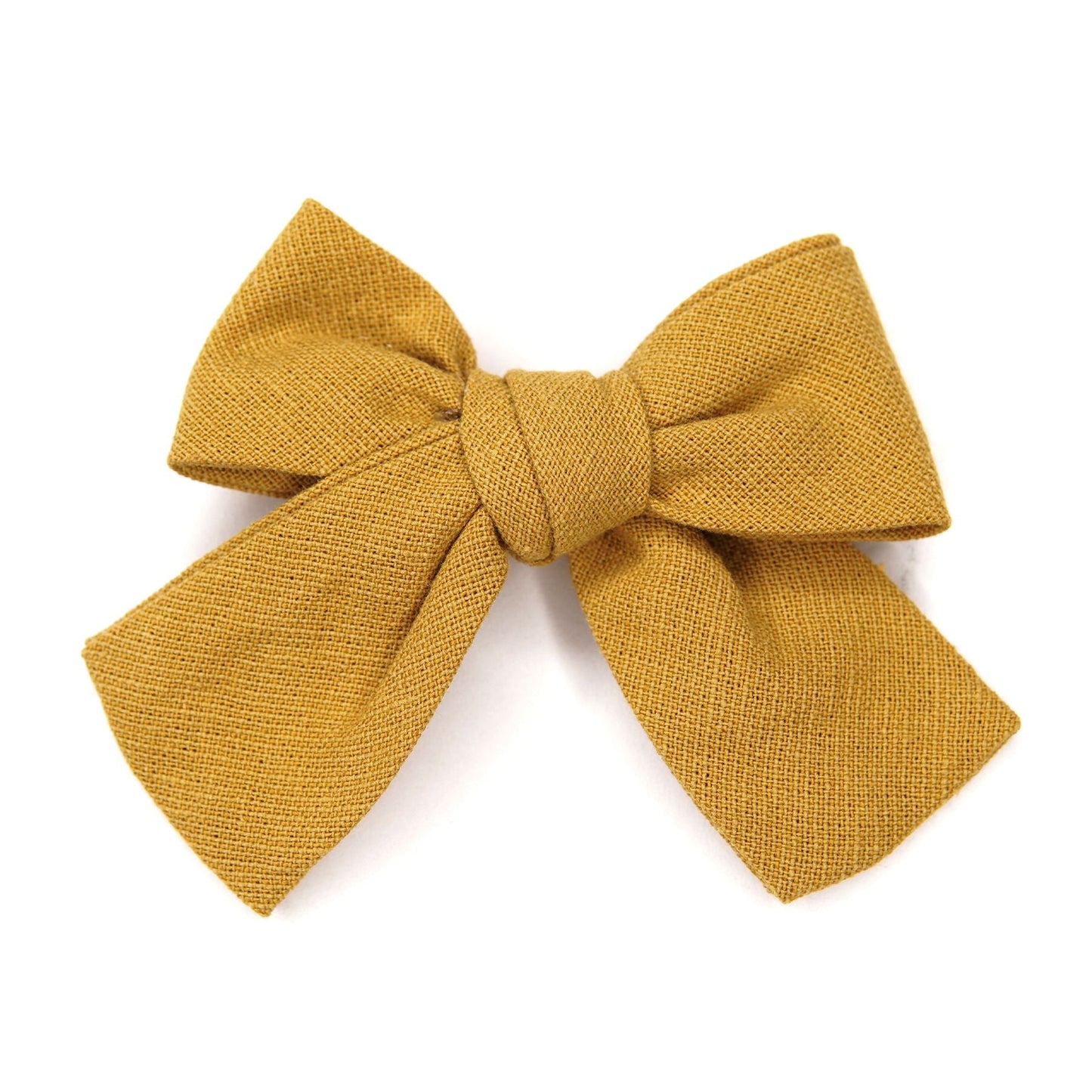 Golden Petite Hair Bow