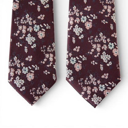 Sangria Floral - Men's Tie