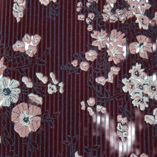 Sangria Floral - Men's Pre-tied Bow Tie
