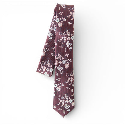 Sangria Floral - Youth Tie