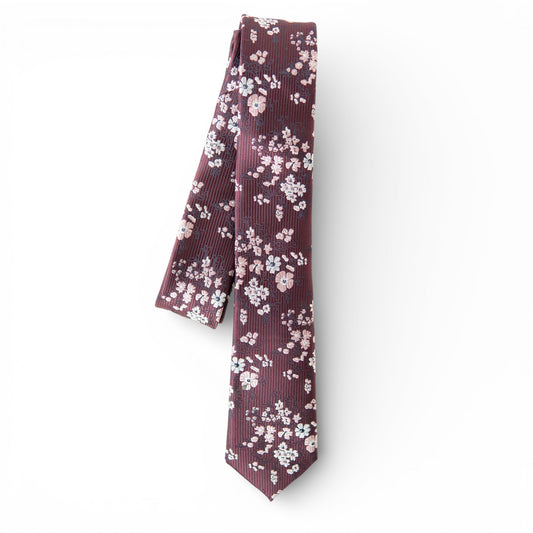 Sangria Floral - Youth Tie