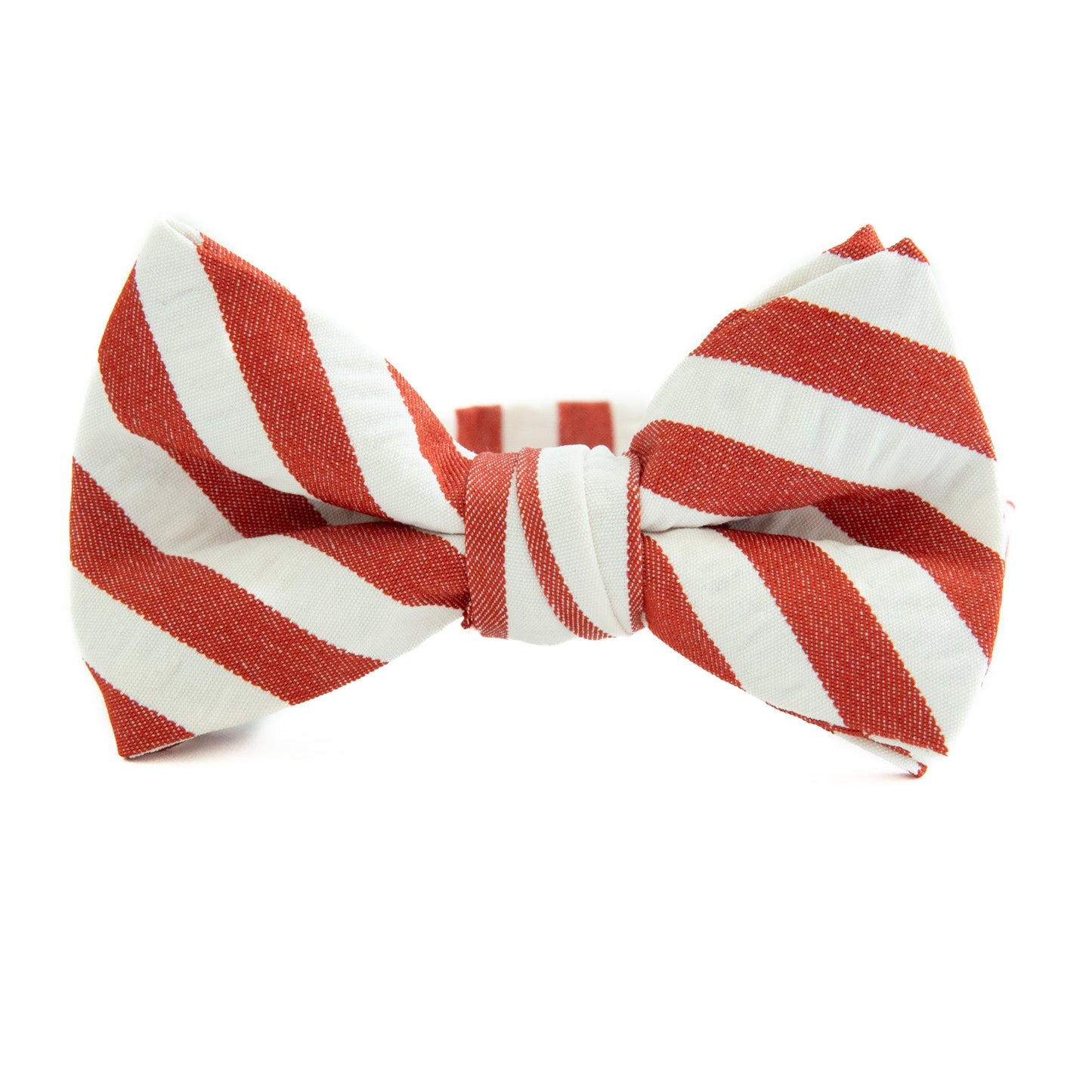 Scarlet Stripe Bow Tie for Boys