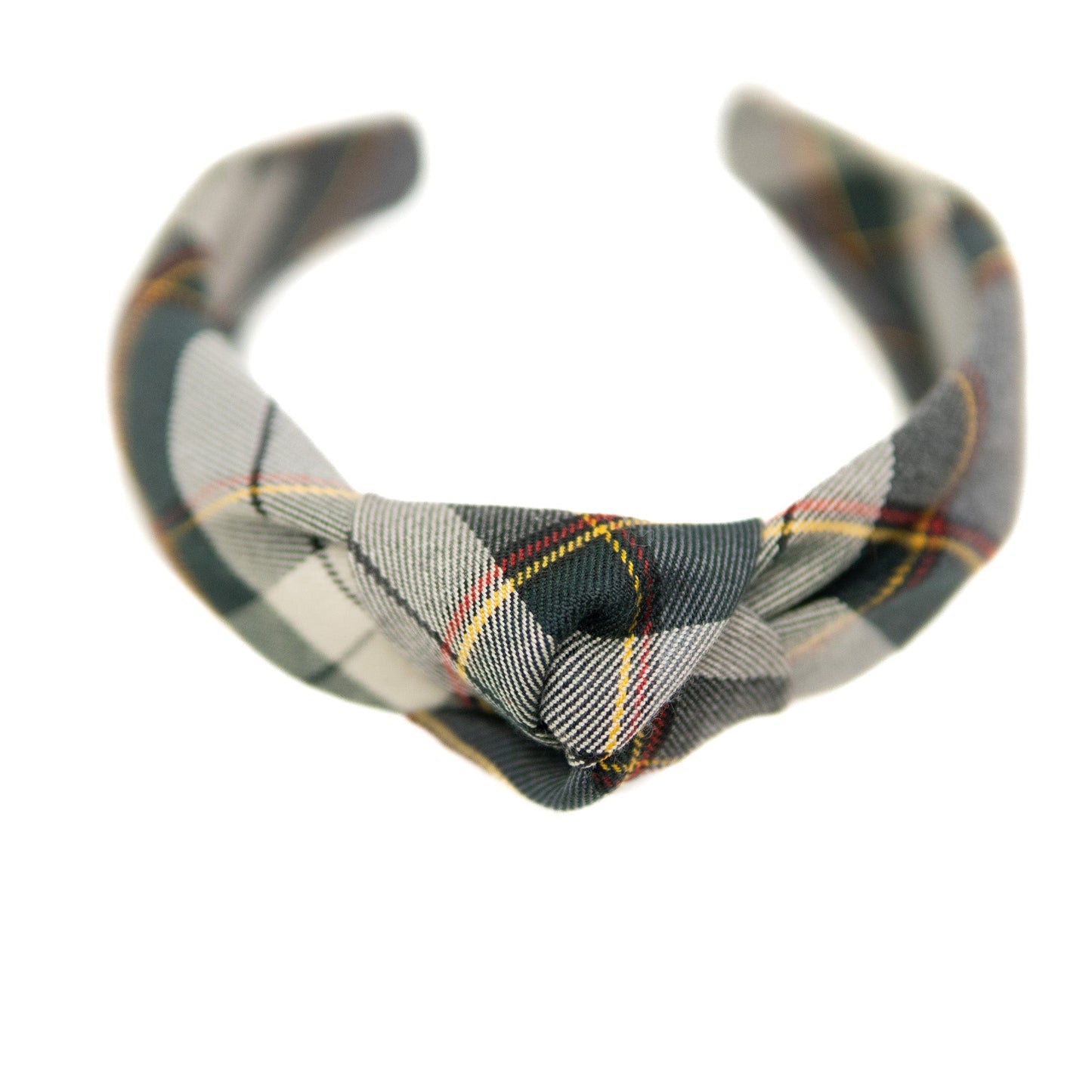 Spruce Plaid Women's Knotted Headband