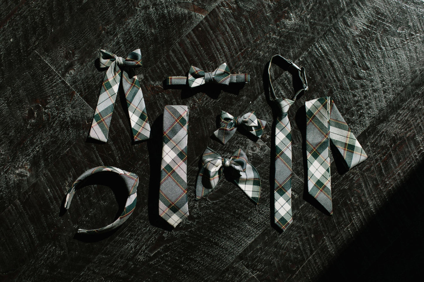 Spruce Plaid Darling Hair Bow