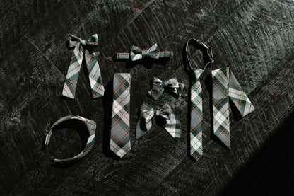 Spruce Plaid Petite Hair Bow