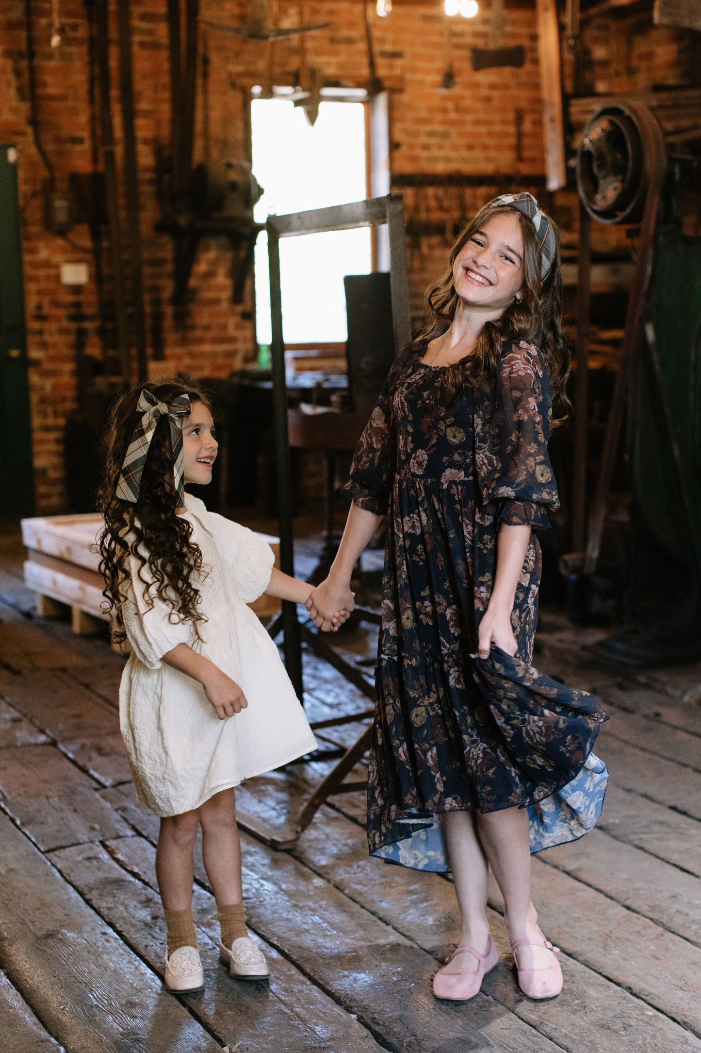 Spruce Plaid Lady Hair Bow