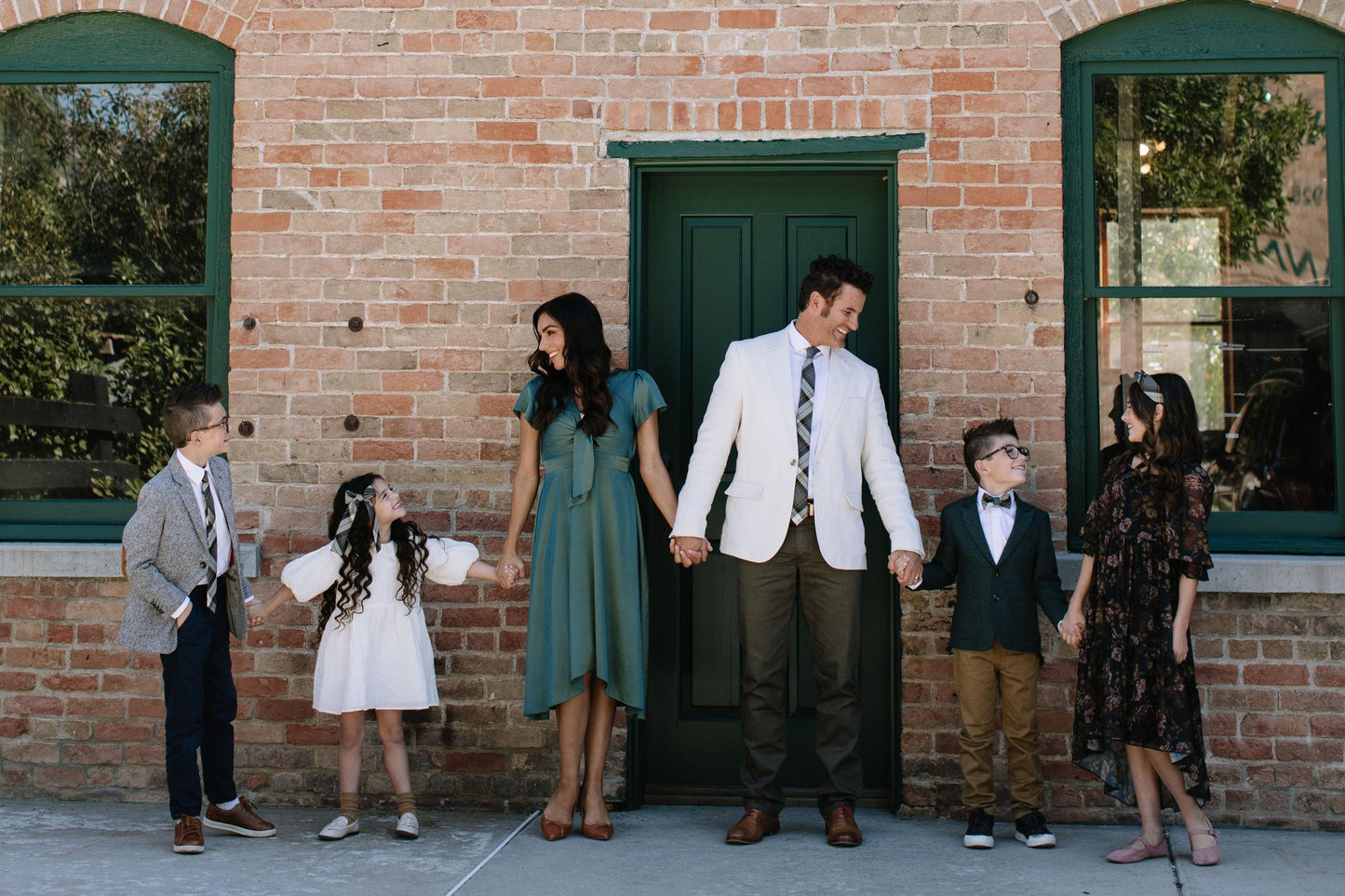 Spruce Plaid Lady Hair Bow