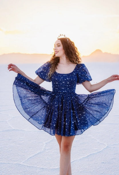 Princess Puff Dress in Starlight