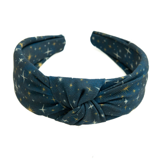 Starry Night - Knotted Headband