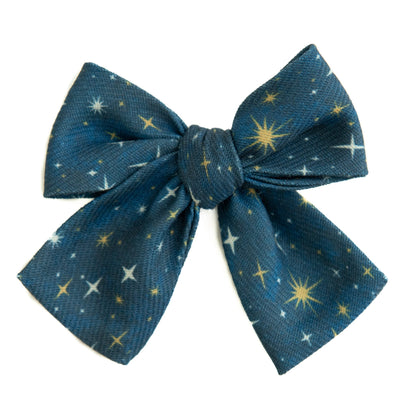 Starry Night - Petite Hair Bow