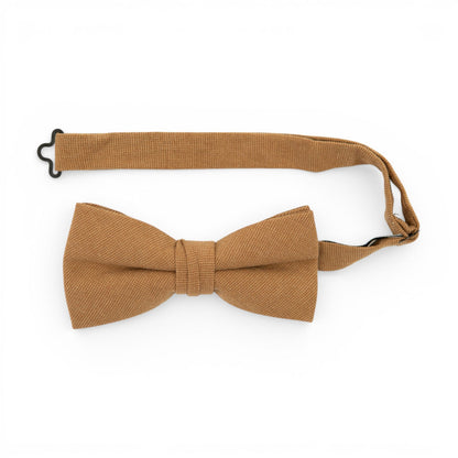 Tan Saddle - Men's Pre-tied Bow Tie