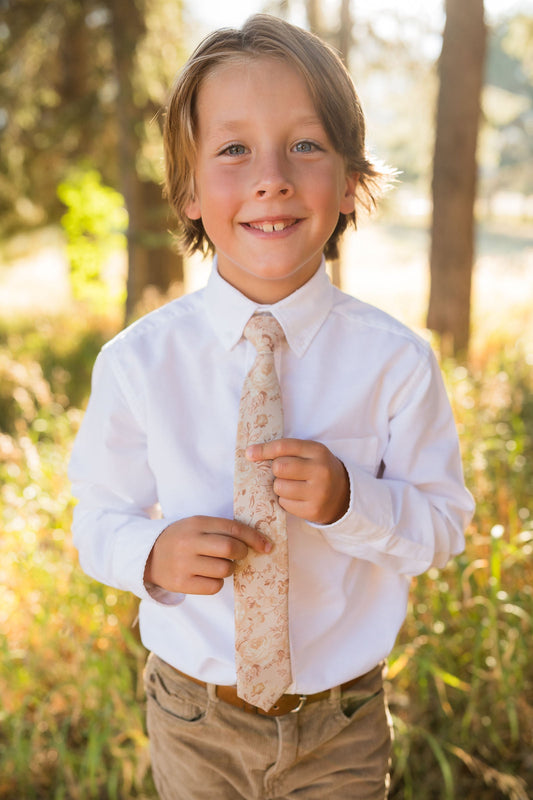 Vintage Floral - Boys Tie