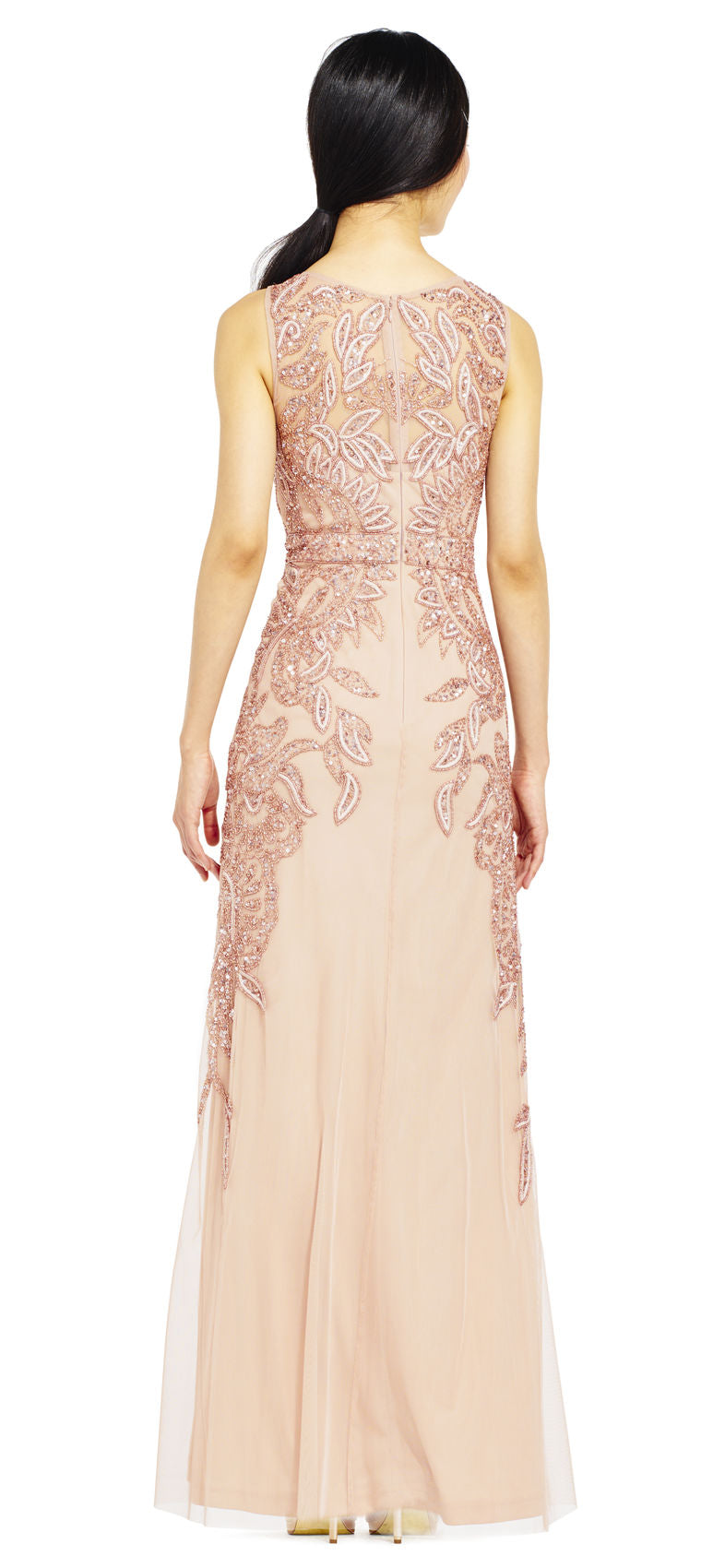 Rose Gold Beaded Dress