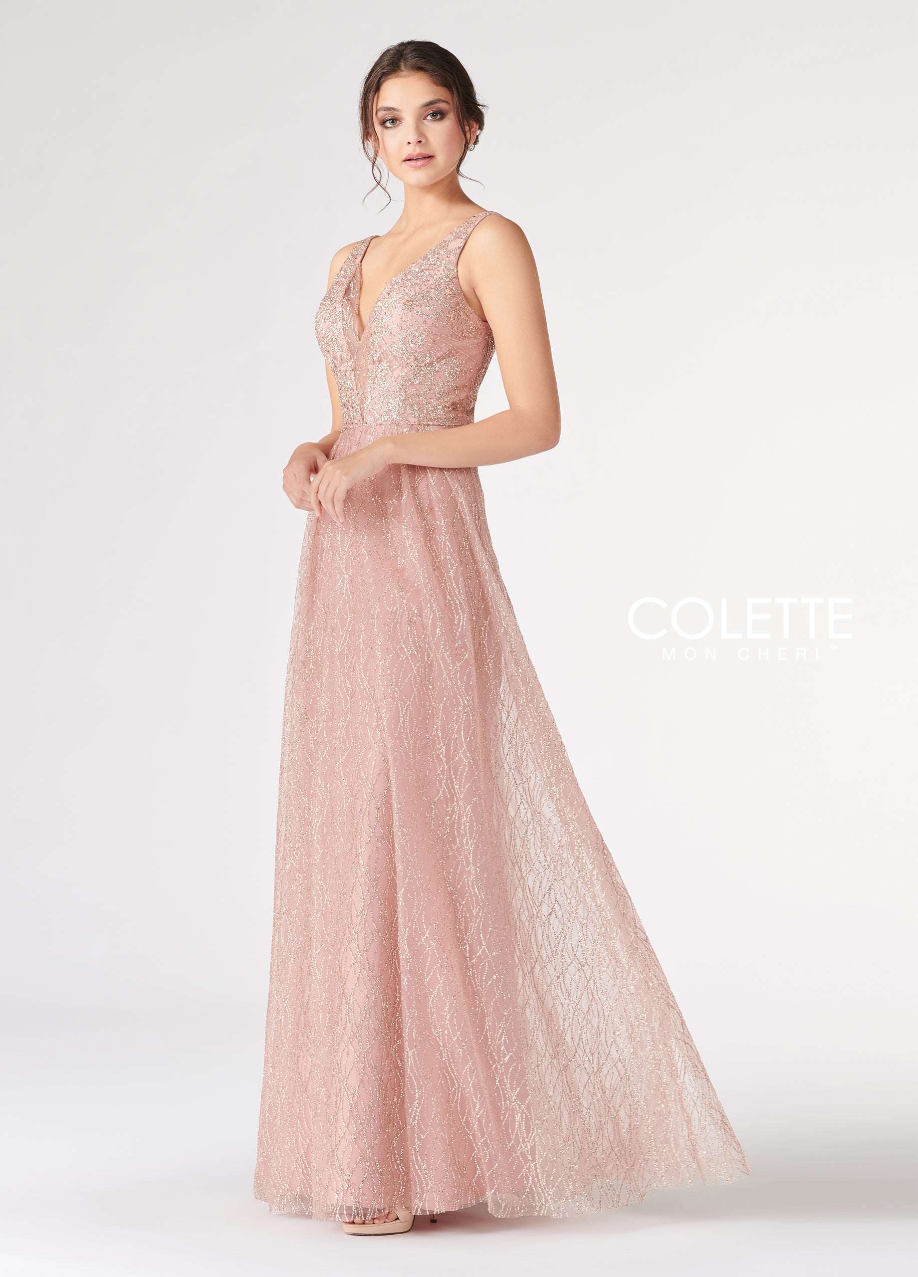 Rose Gold Sparkly Cracked Tulle Dress Petals And Promises Prom Rose Gold Sparkly Cracked Tulle Dress Petals And Promises Prom