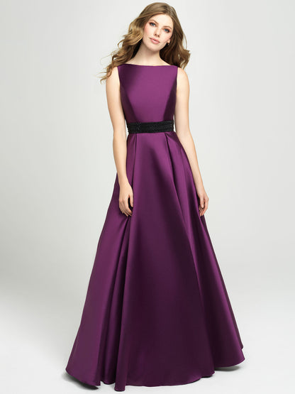 Purple Mikado Ballgown